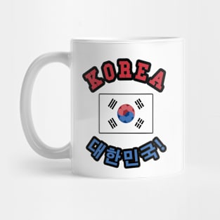 ⚽ Korea Soccer, 태극기 Flag, C'mon! Let's Go! 대한민국! Team Spirit Mug